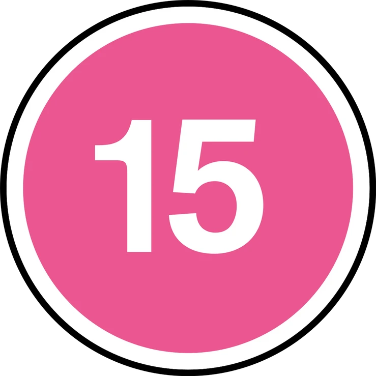 15 rating